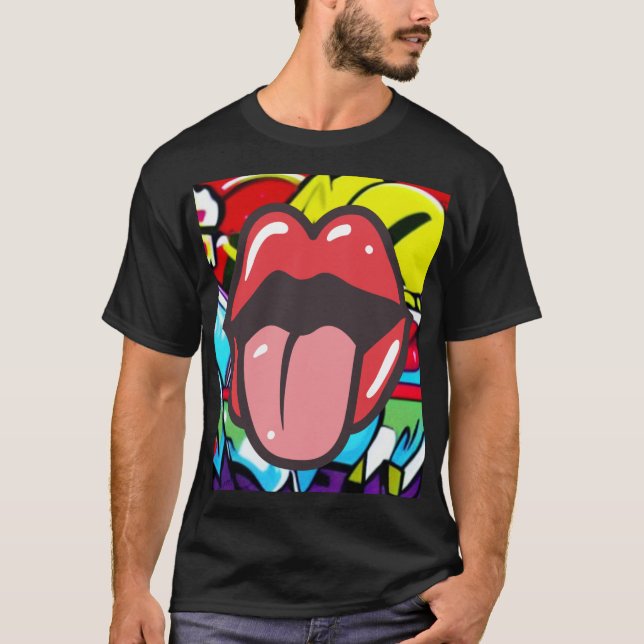 Tunga Twister T Shirt (Framsida)