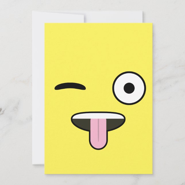Tunga ut Emoji Inbjudningar (Framsida)