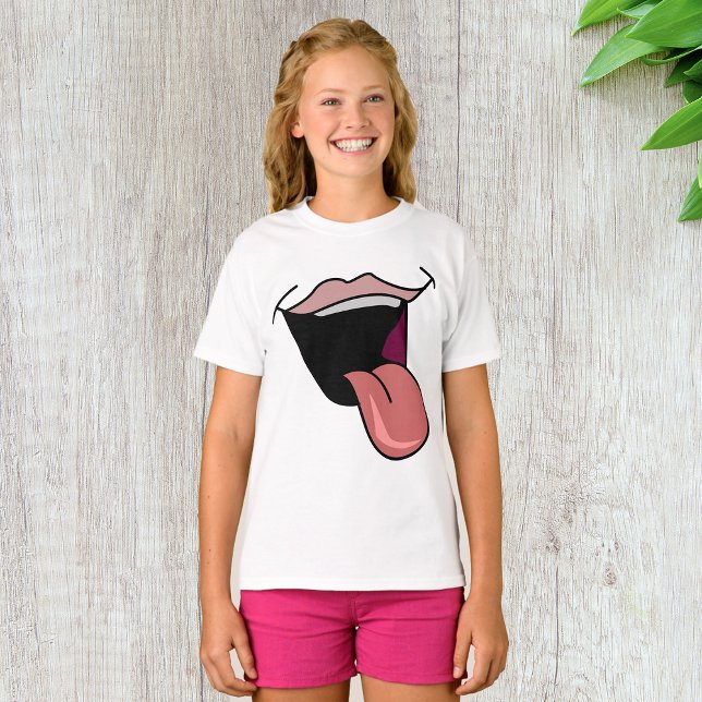 Tunga ut Girls T-Shirt (Skapare uppladdad)