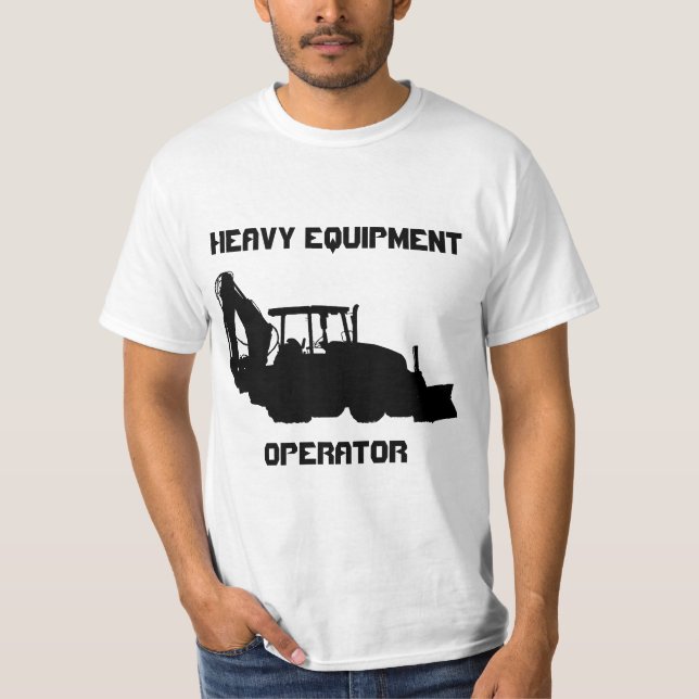 Tunga utrustningsoperatör t shirt (Framsida)