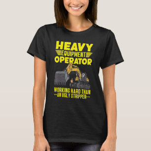 Tunga utrustningsoperatörens avskiljare t shirt