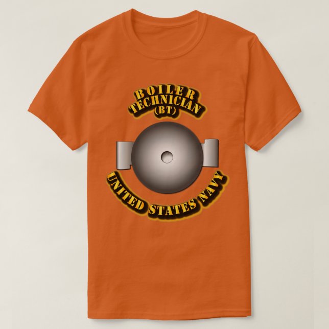 Tunga värmepanntekniker t shirt (Design framsida)