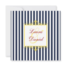 Tunga, vit, Gult, Röda Rand och Scrolls Inbjudan