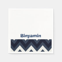 Tunga zigzag upsherin napkin