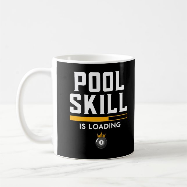 Tungande 8 Boll-citatsportar miljard Bassäng Kaffemugg (Vänster)