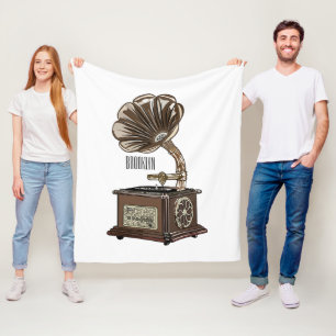 Tungbar illustration av tecknad fleecefilt
