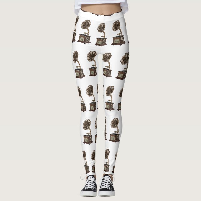 Tungbar illustration av tecknad leggings (Framsida)