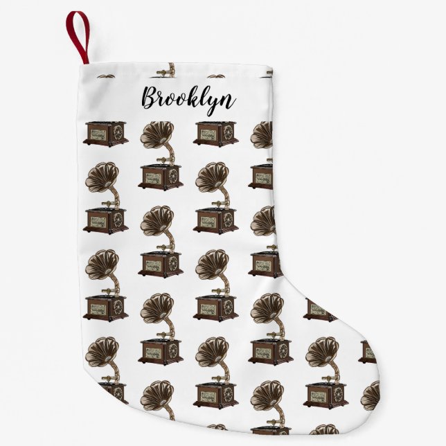 Tungbar illustration av tecknad liten julstrumpa (Framsidan)