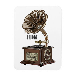 Tungbar illustration av tecknad magnet