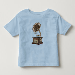 Tungbar illustration av tecknad t shirt