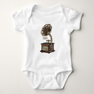 Tungbar illustration av tecknad t shirt
