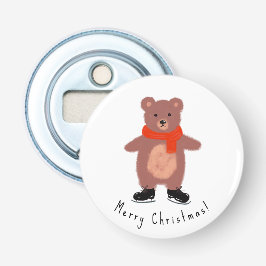 Tungbjörn på vinterrockor flasköppnare