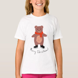 Tungbjörn på vinterrockor t shirt