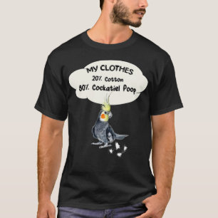 Tungkläder av Cockatiel Parrot Bird T Shirt