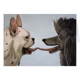 Tungkyss Hälsningskort