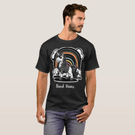 Tungmetall-Serie Enhörning med Rocker-vibbar T Shirt
