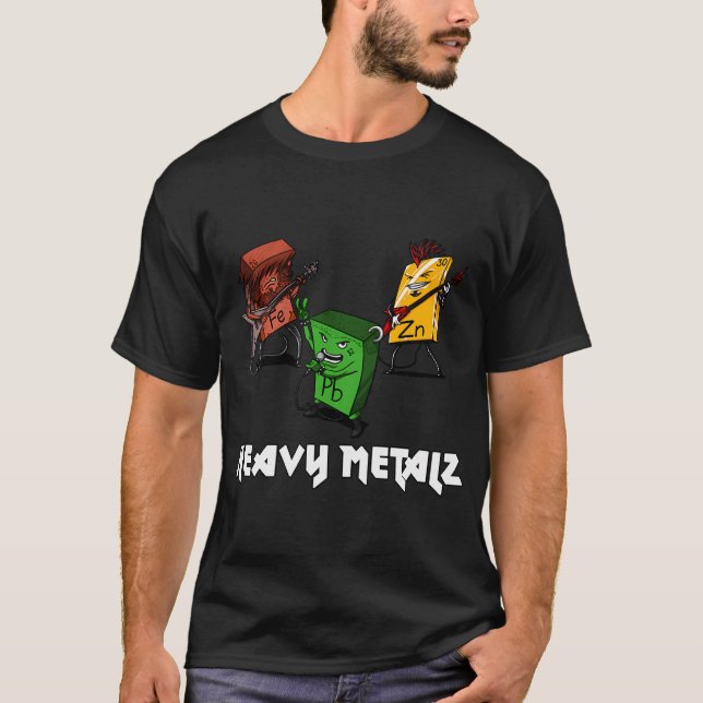 Tungmetaller kemi t shirt (Framsida)