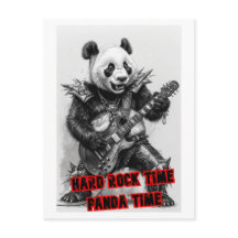 Tungmetallshårdrockare Panda på en