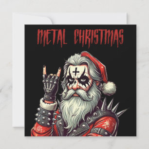 Tungmetallsjul Julkort
