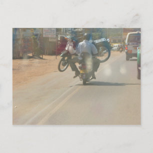 Tungmoped "boda boda" bild vykort