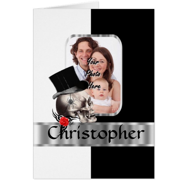 Tungskalltatuering Hälsningskort (Framsidan)