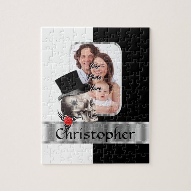 Tungskalltatuering Pussel (Vertikal)