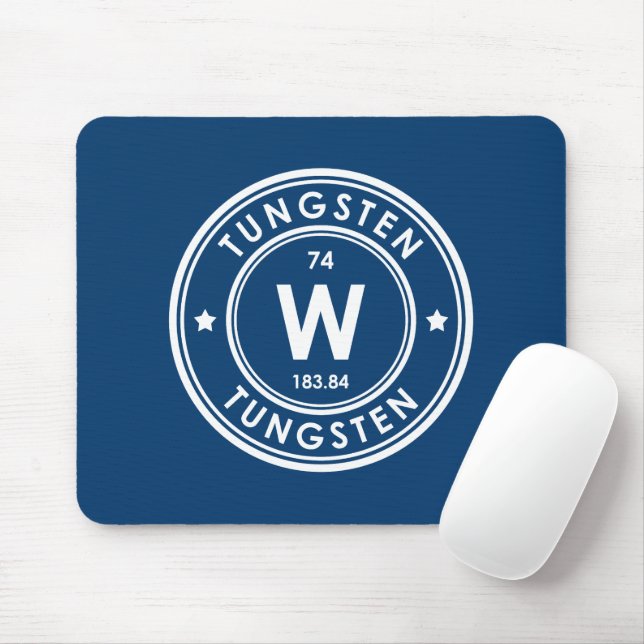 Tungsten Inslag Blue Mouse Pad Musmatta (Med mus)