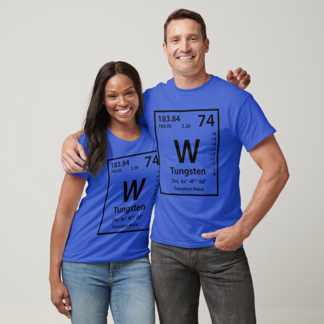 Tungsten Inslag (svart) T-Shirt (Unisex)