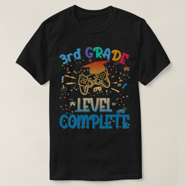 Tungt 3:e fullständiga videospelaren på Klass-nivå T Shirt (Design framsida)