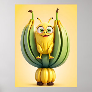 Tungt banantecken poster