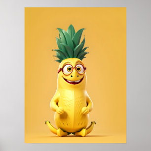 Tungt banantecken poster