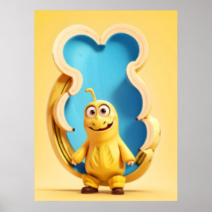 Tungt banantecken poster
