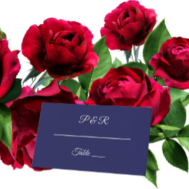 Tungt, enkelt, stiliserat skript Bröllop Placeringskort