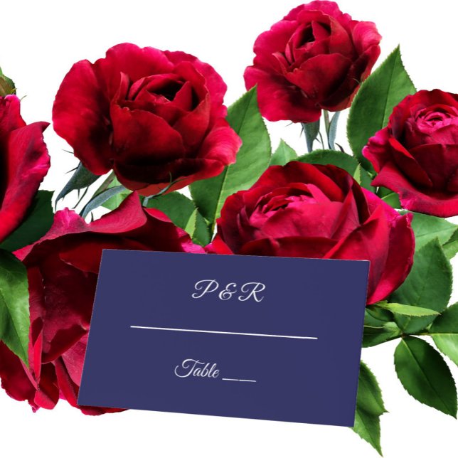 Tungt, enkelt, stiliserat skript Bröllop Placeringskort (In Situ Wedding)