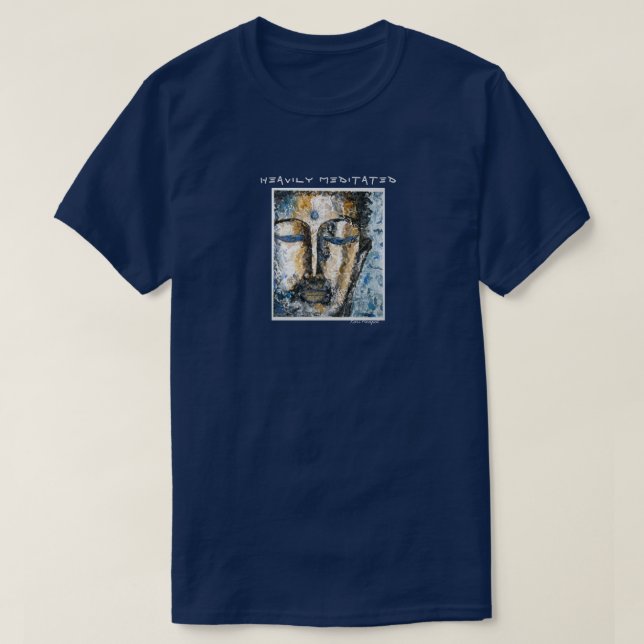 Tungt mediterad Buddha konstT-tröja Tröja (Design framsida)