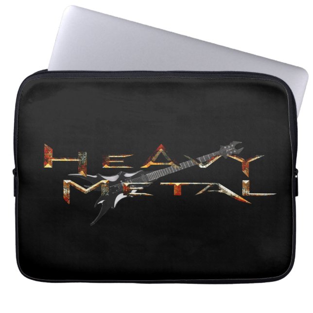 Tungt Metall Laptop Fodral (Framsidan)