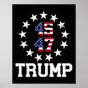 Tungt Qr President Trump 4547 Dancing Dance Moves Poster