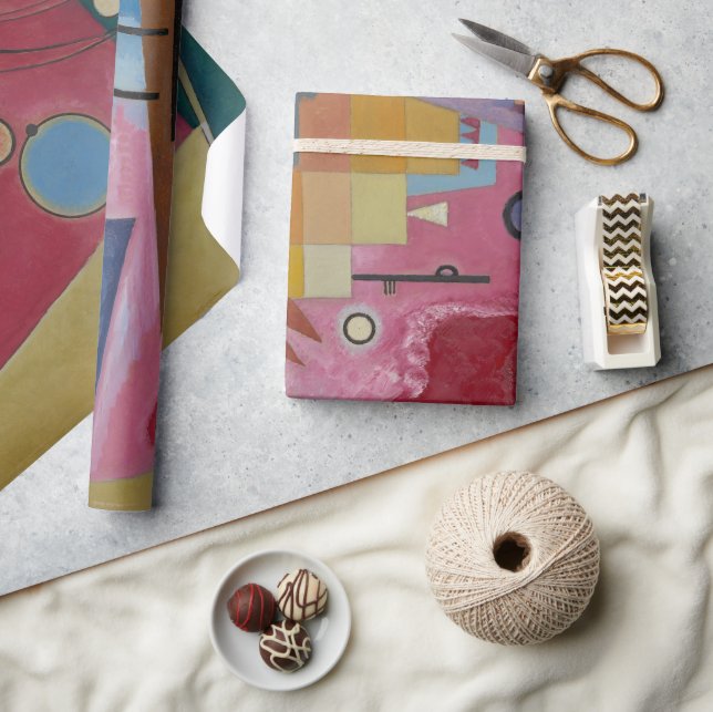 Tungt rött av Wassily Kandinsky Presentpapper (Hantverk)