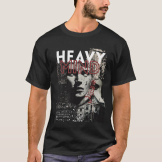 Tungt sinne estetisk streetwear | Grunge-grafik T Shirt