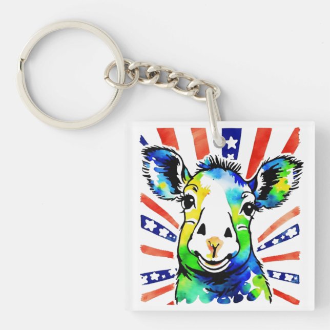 Tungt vattenfärgade får (Framsidan)