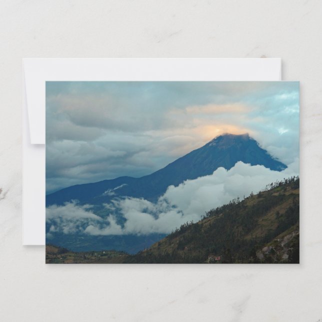 Tungurahua, Ecuador Kort (Framsida)