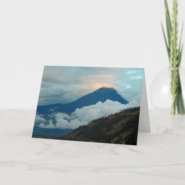 Tungurahua, Ecuador Kort (Framsida)