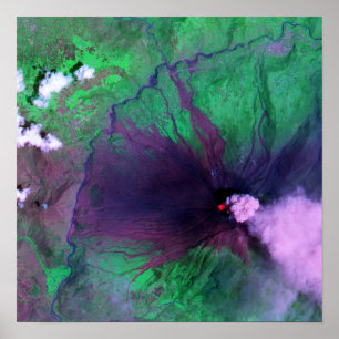 Tungurahua Volcano i Ecuador Poster