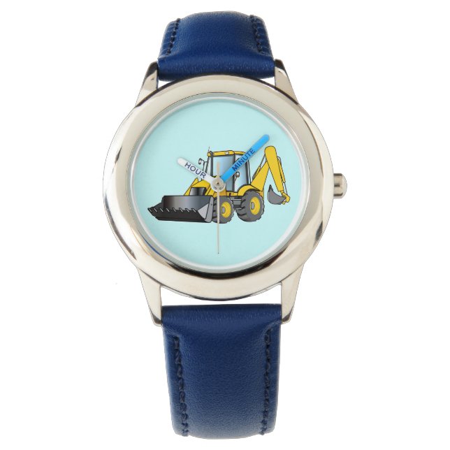 Tungutrustning: Backhoe Armbandsur (Framsida)