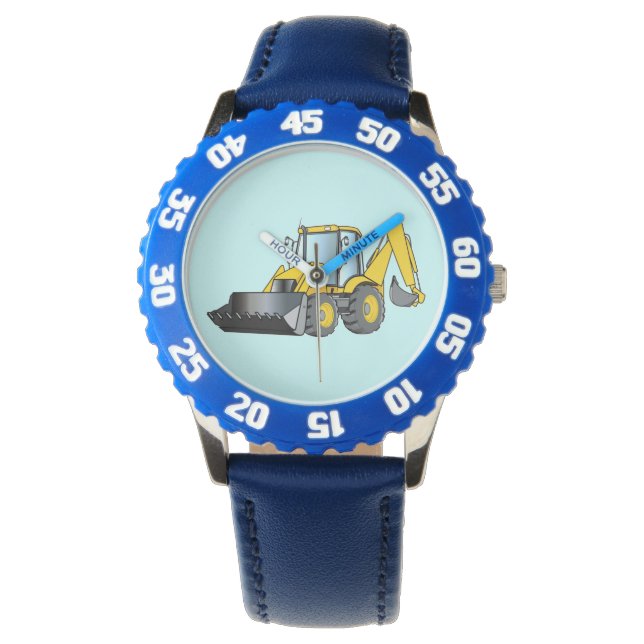 Tungutrustning: Backhoe Armbandsur (Framsida)