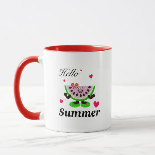 Tungvattenmelon Mugg