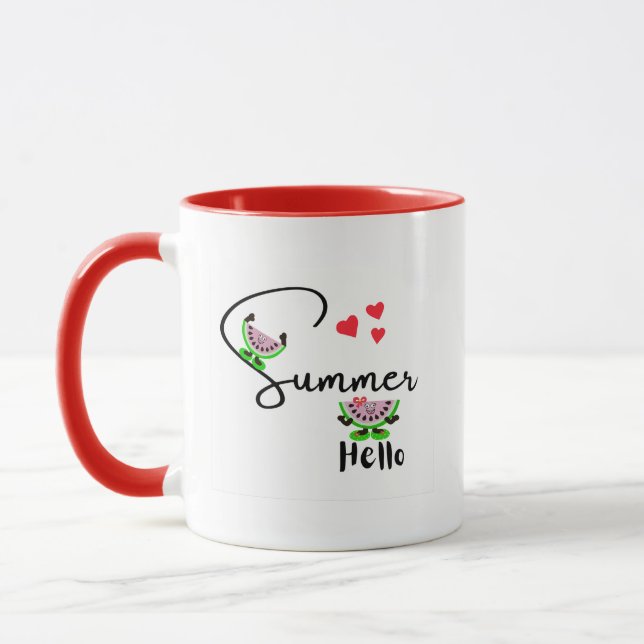 Tungvattenmeloner Mugg (Vänster)