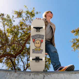 Tungvikts Spud Champ Boxning Potatis Mini Skateboard Bräda 18,5 Cm