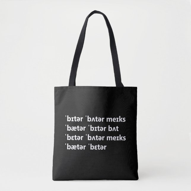 Tungvridare - Smör Totebag Tygkasse (Framsida)