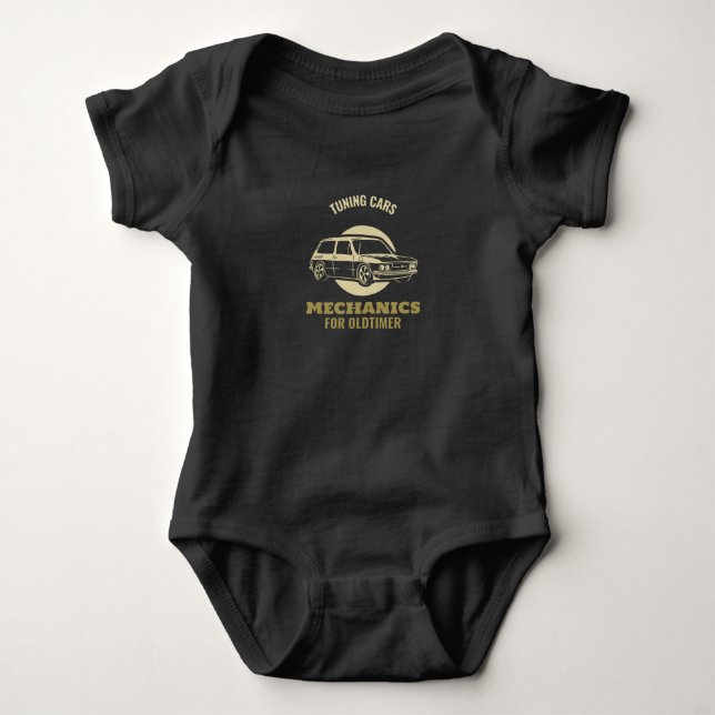 Tuning Cars - Mekanik för Oldtimer T Shirt (Framsida)